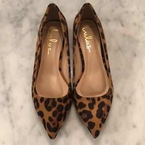 Lulu’s leopard print shoes